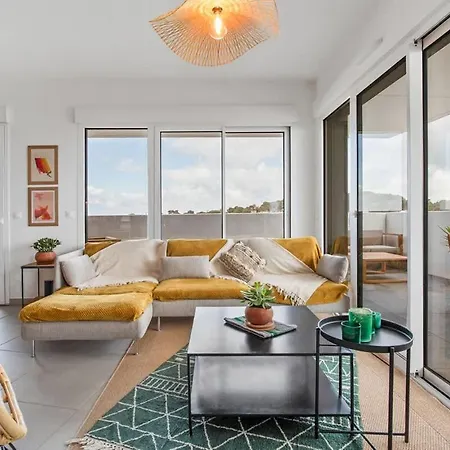 Apartamento L'horizon T4 Vue Rooftop Balcon Garages Agde