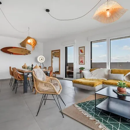 L'horizon T4 Vue Rooftop Balcon Garages Appartement *