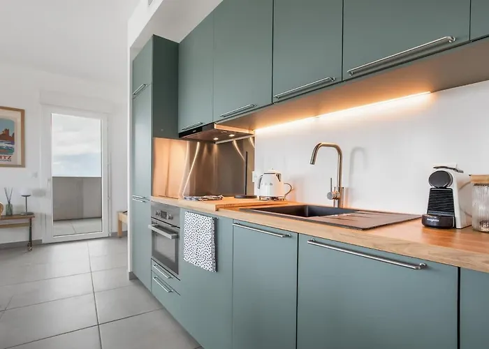 L'horizon T4 Vue Rooftop Balcon Garages Apartmán