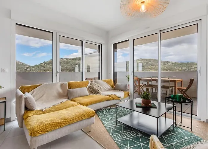 L'horizon T4 Vue Rooftop Balcon Garages Apartmán Agde